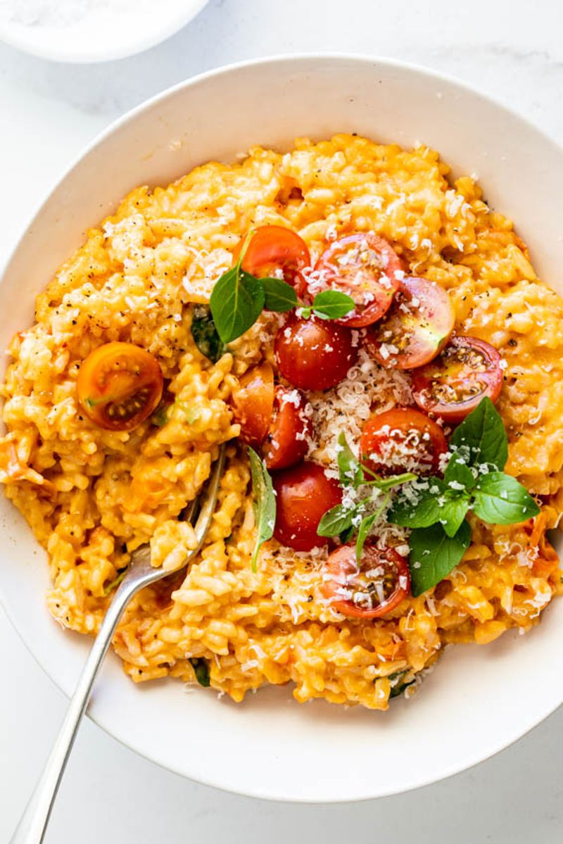 Tomato Basil Risotto