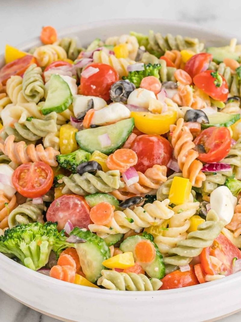 Rainbow Pasta Salad