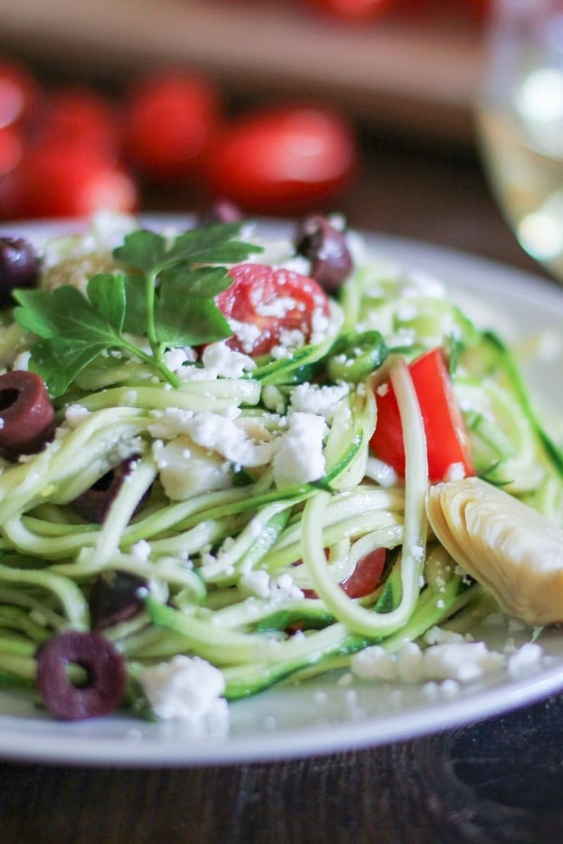 Mediterranean Zucchini Noodles