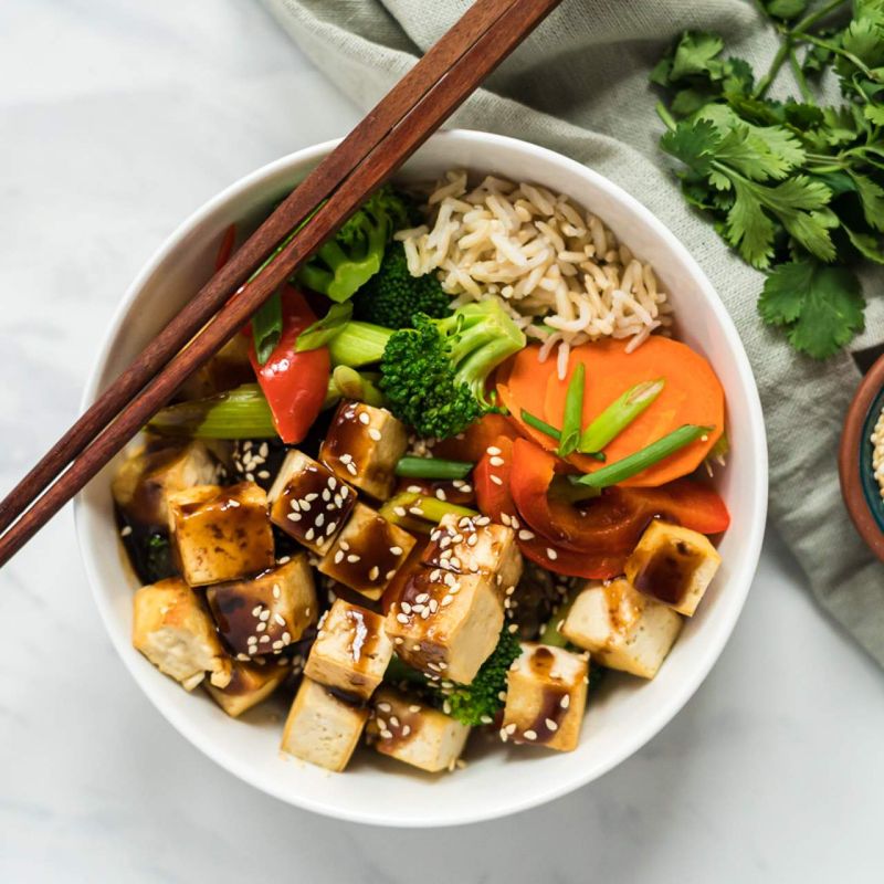 Tofu and Brown Rice Bowl