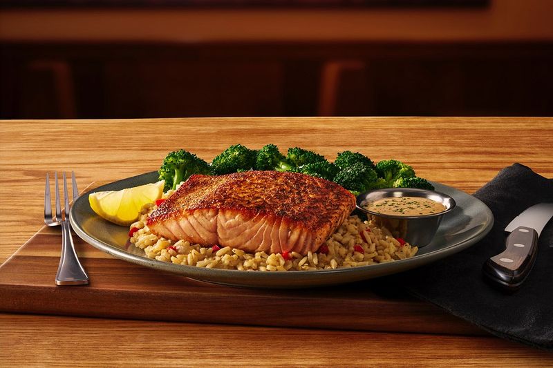 Outback’s Perfectly Grilled Salmon