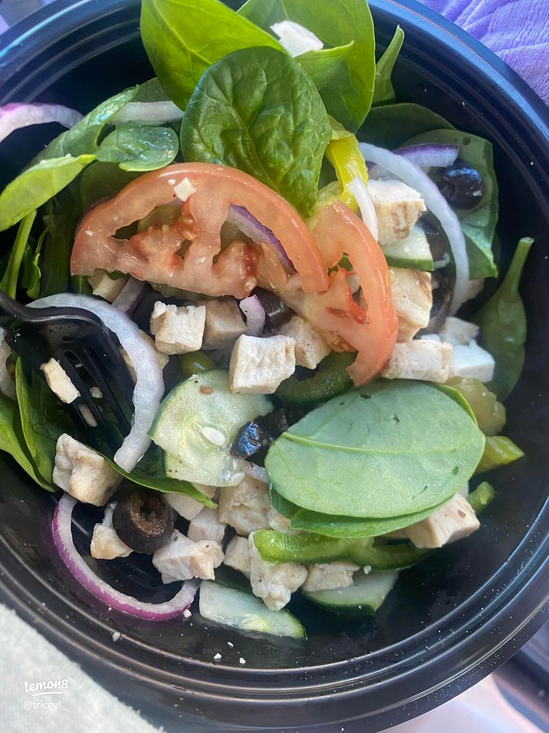 Subway Turkey and Bacon Avocado Salad
