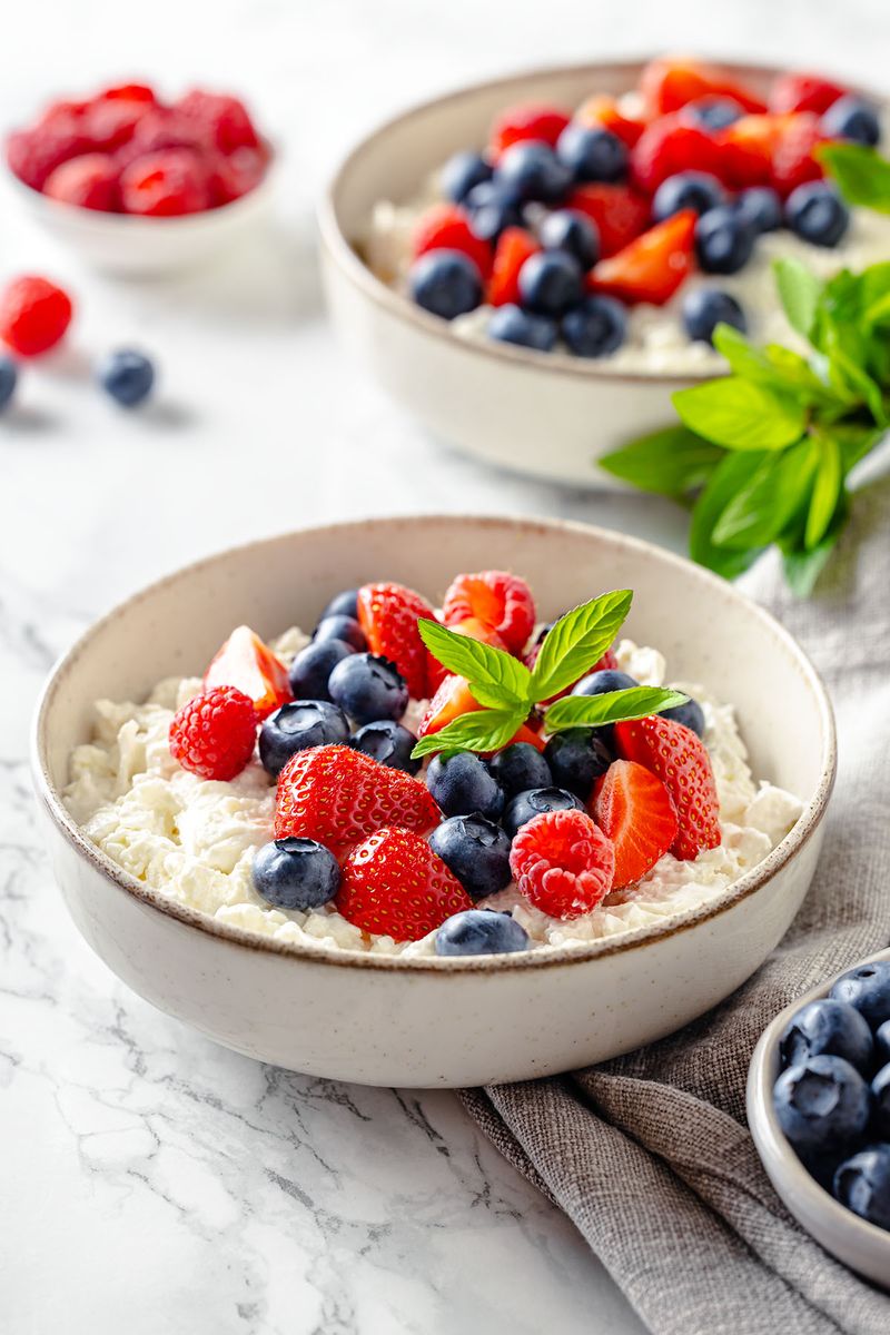 Cottage Cheese And Fruit