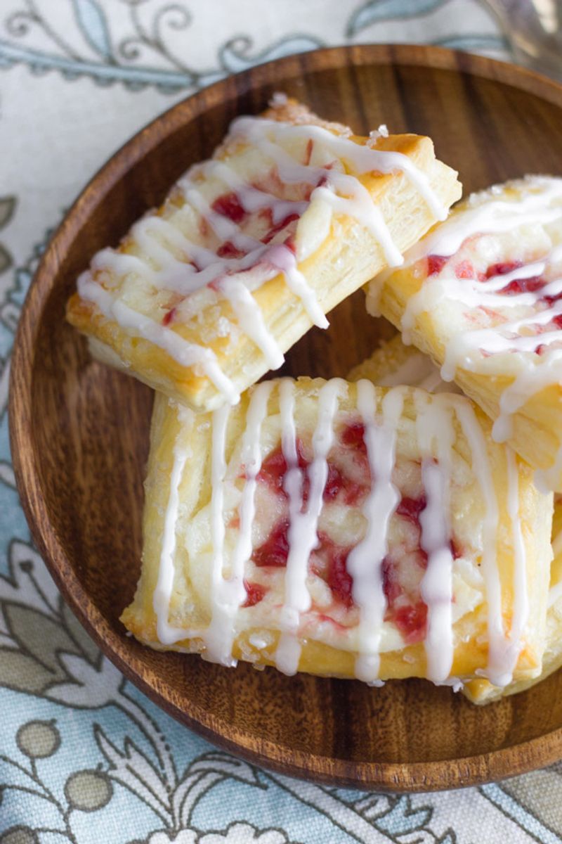 Raspberry Cream Cheese Squares