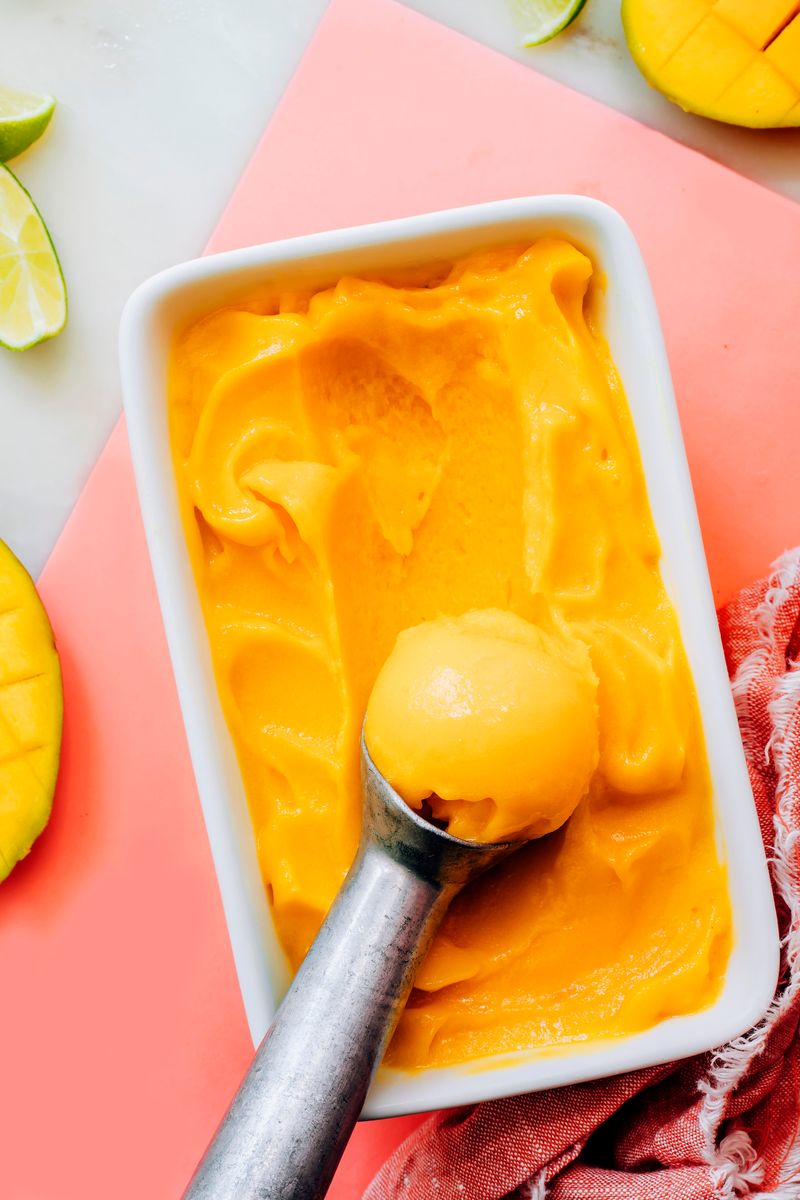 Mango Lime Sorbet
