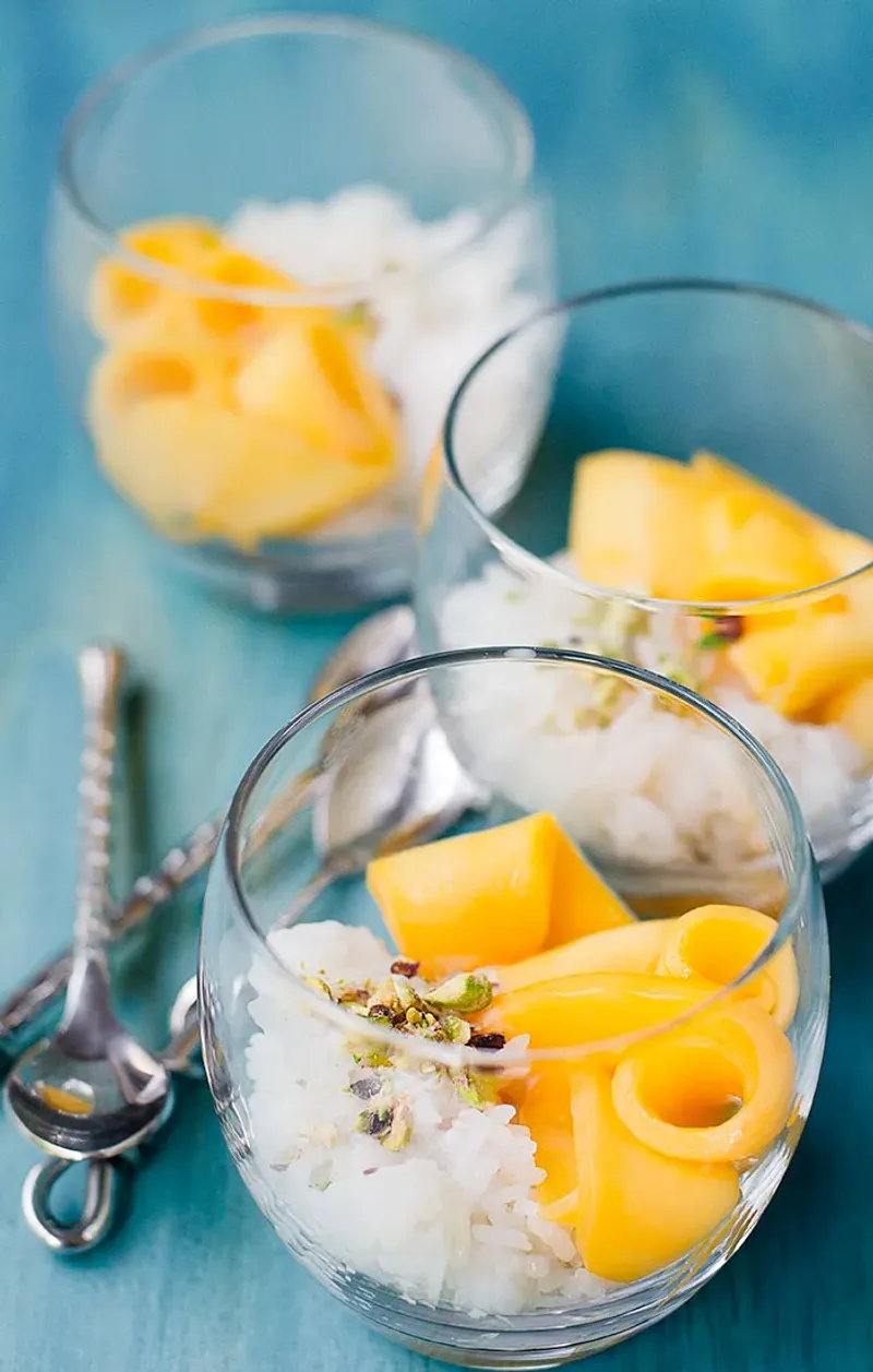 Mango Sticky Rice Cups