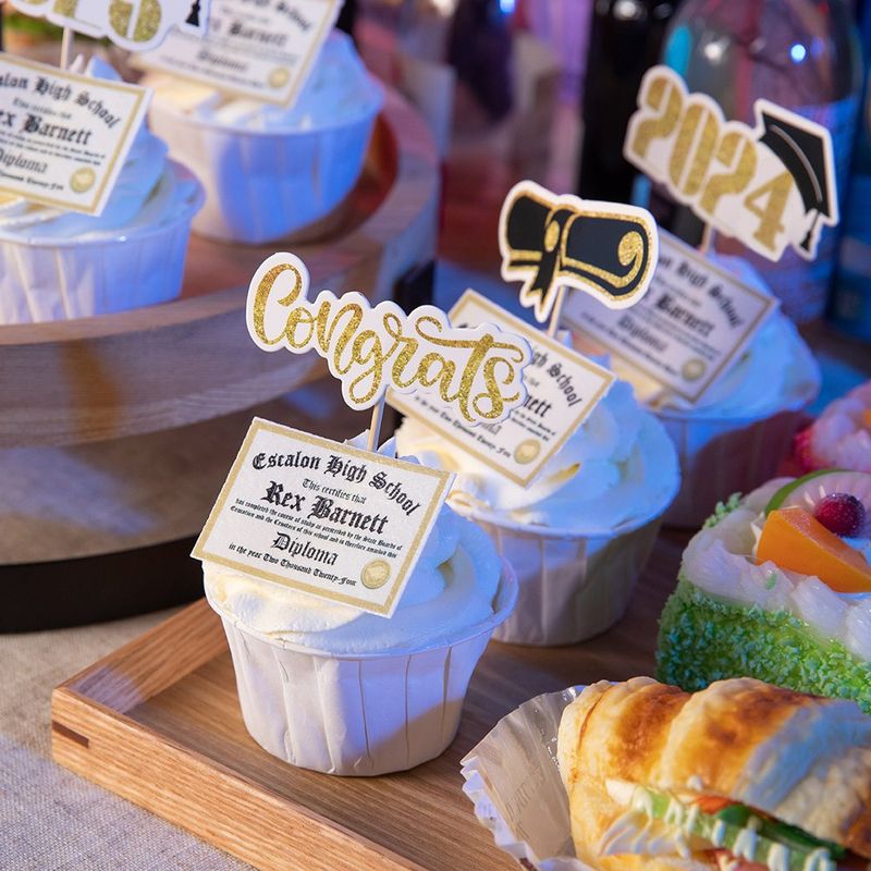 Rice Krispie Treats Shaped As Diplomas