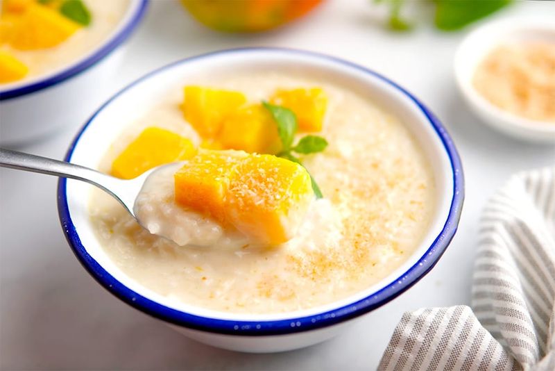 Mango Coconut Rice Pudding