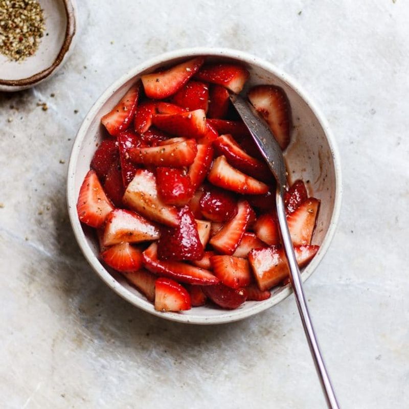 Strawberries & Balsamic Vinegar