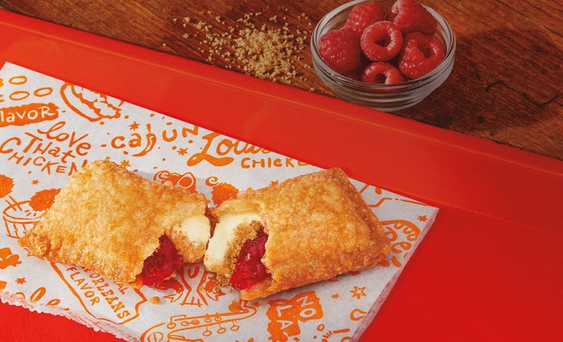 Popeyes Raspberry Cheesecake Pie: Sweet-Tart Confusion