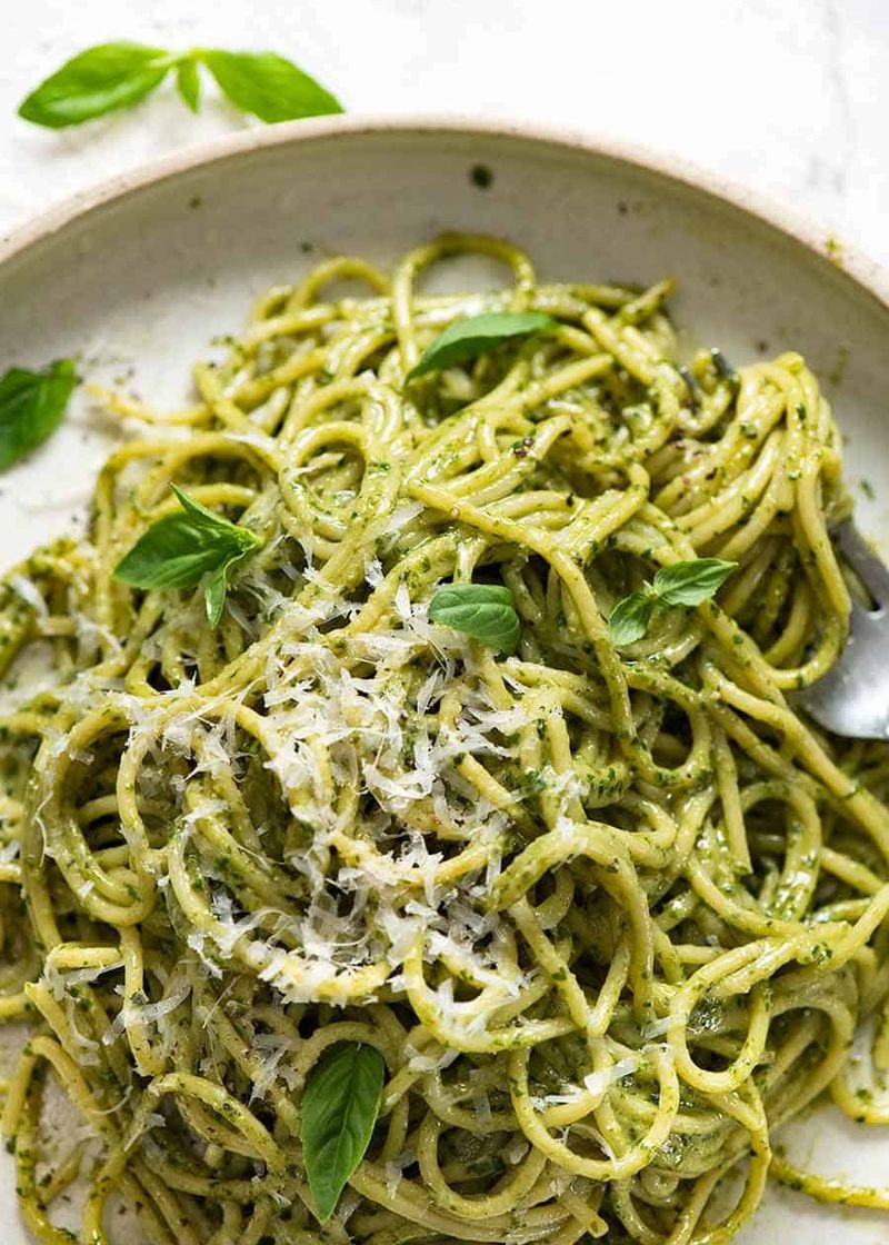 Vibrant Basil Pesto Pasta