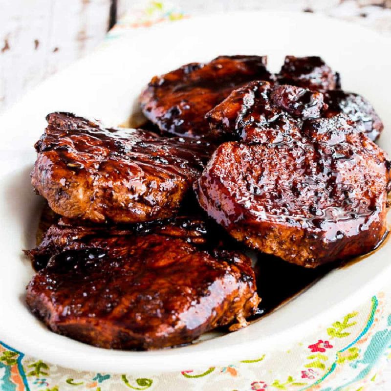 Balsamic Glazed Pork Chops
