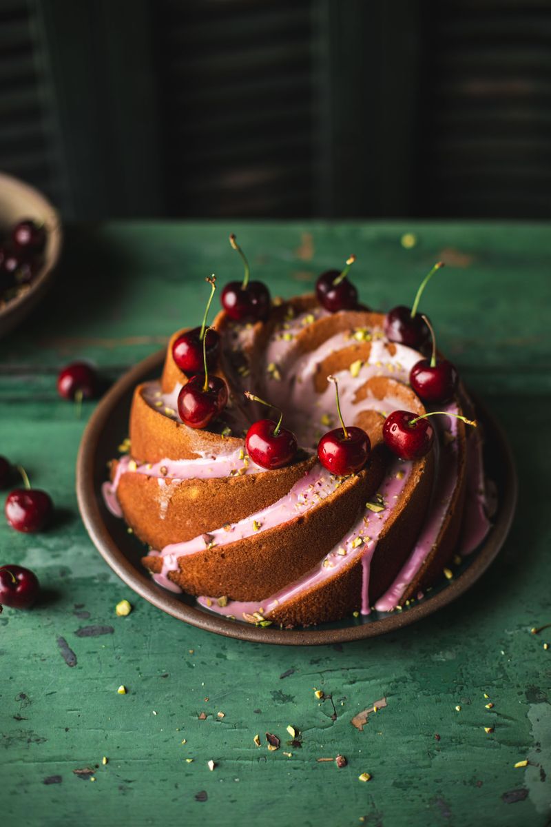 Cherry Blossom Bundt Cake