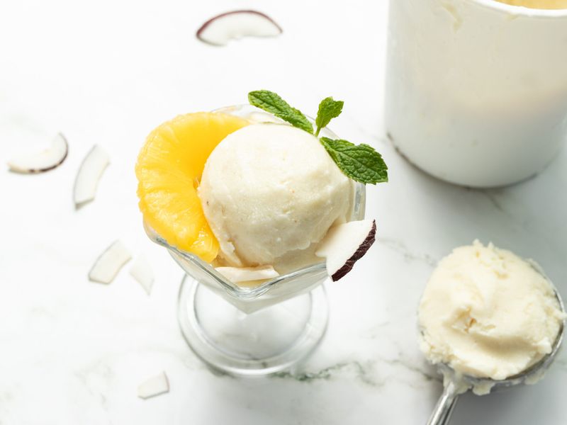 Coconut Pineapple Sorbet