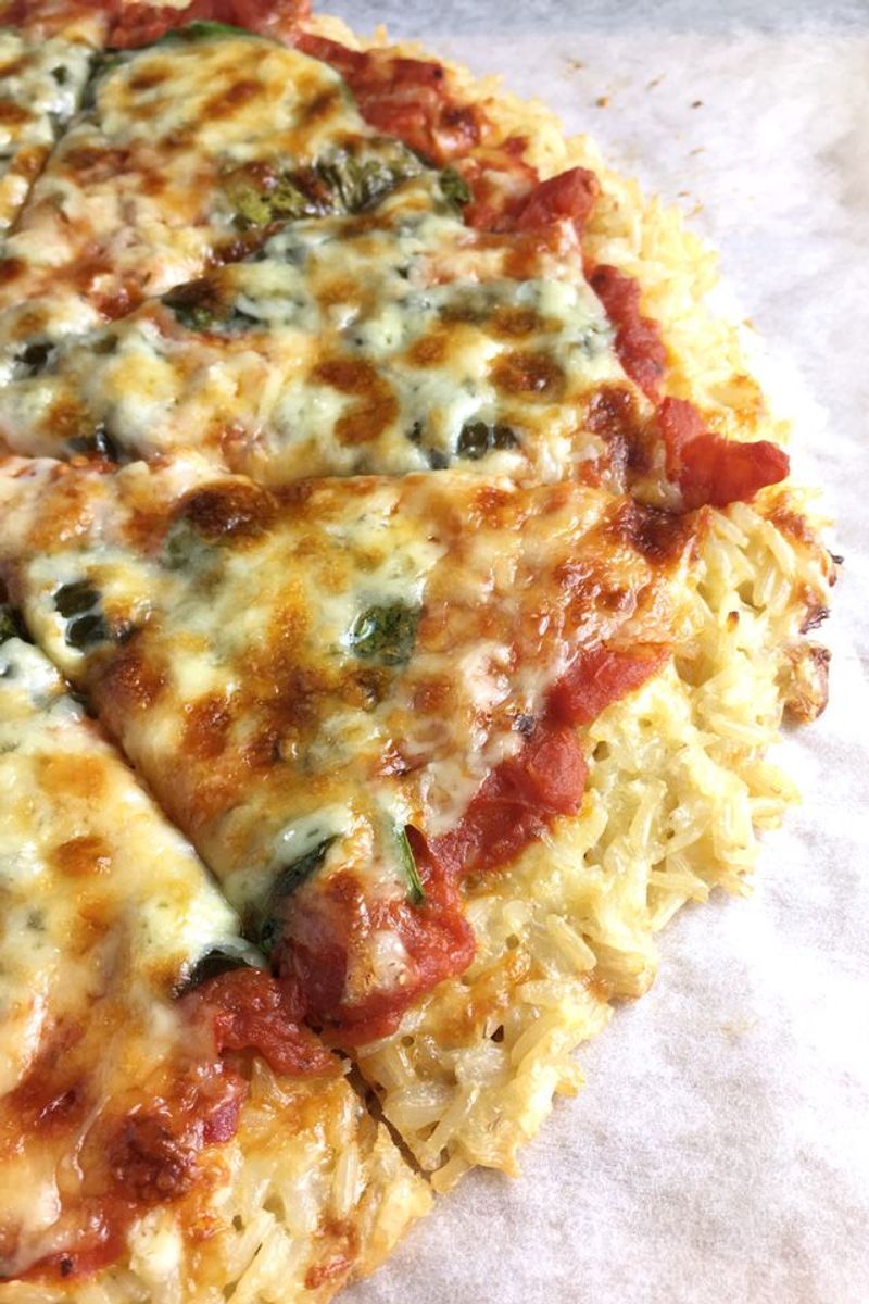 Rice Crust Pizza