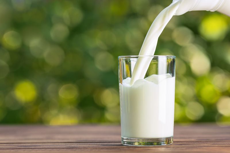 Milk with DHA