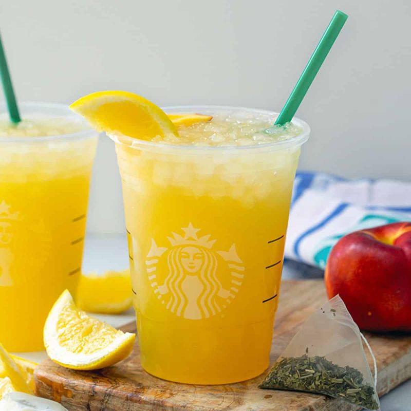 Peach Green Tea Lemonade