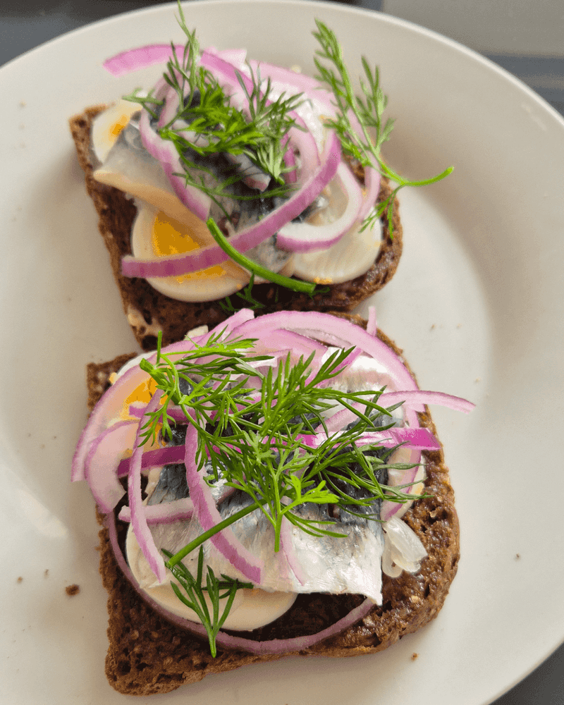 Pickled Herring Breakfast Board