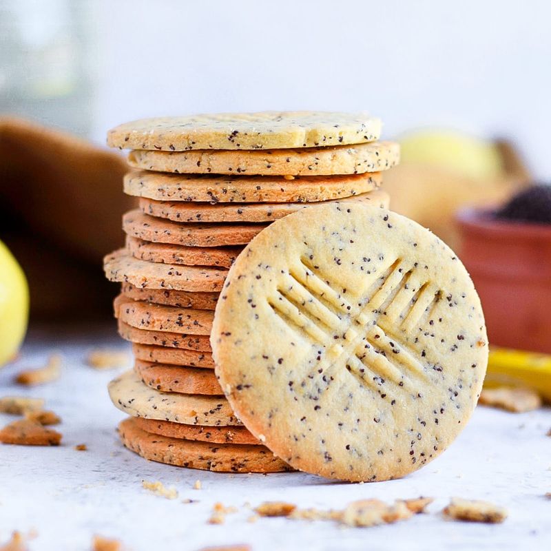 Lemon Poppy Seed Shortbread