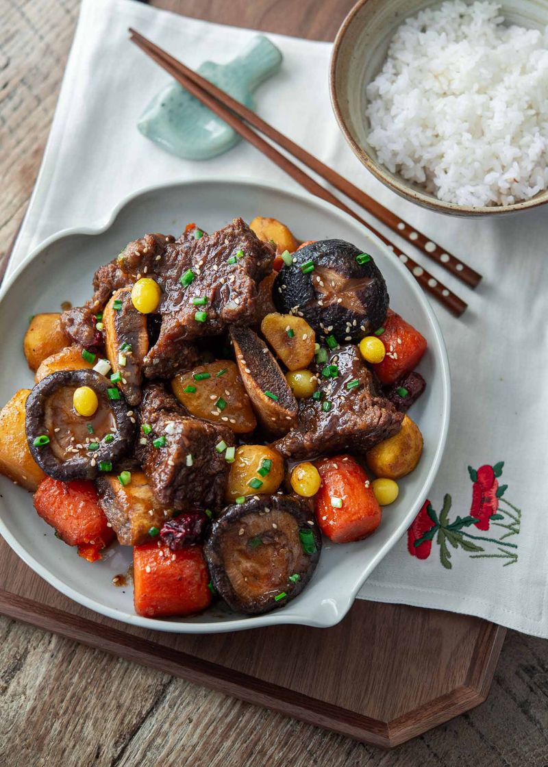 Korean Galbi Jjim: Braised Short Ribs That Fall Off The Bone