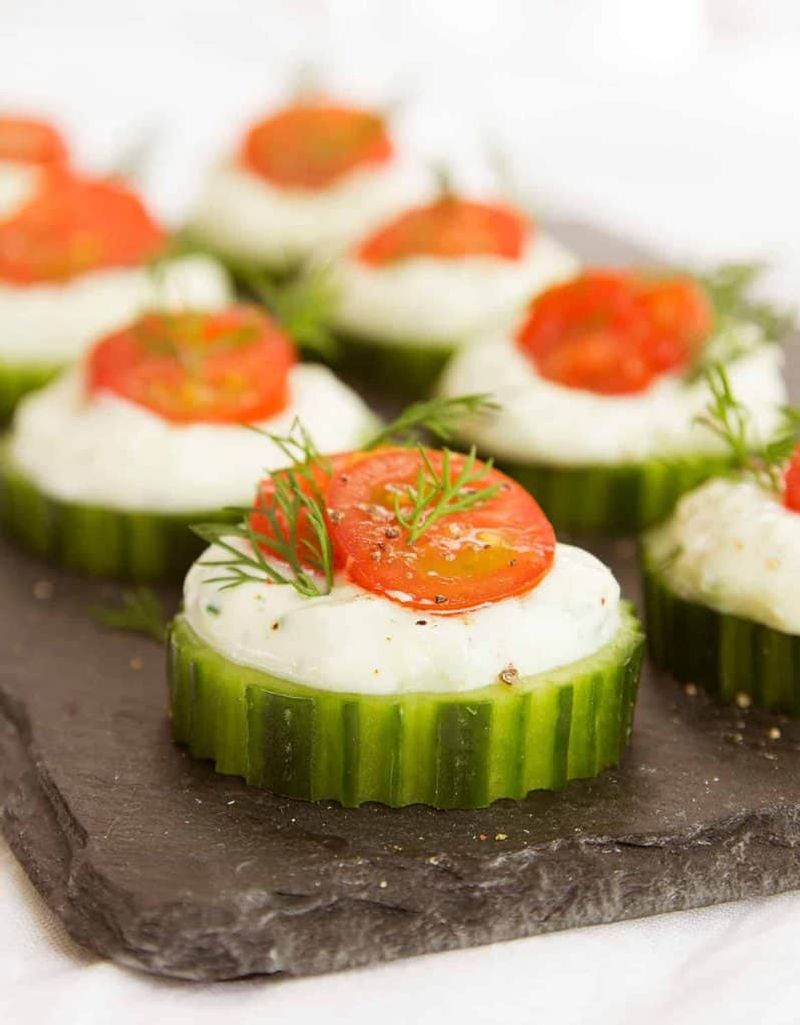 Tzatziki Cucumber Slices