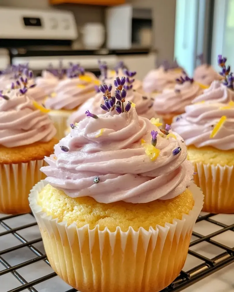 Lemon Lavender Cupcakes