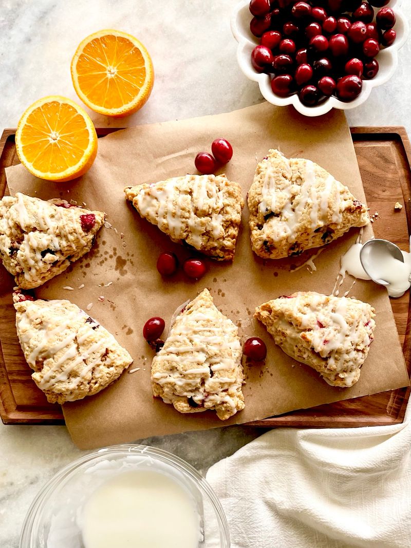 Cranberry Orange Scones