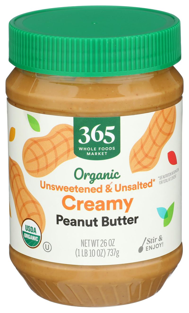 Whole Foods 365 Organic Creamy Peanut Butter