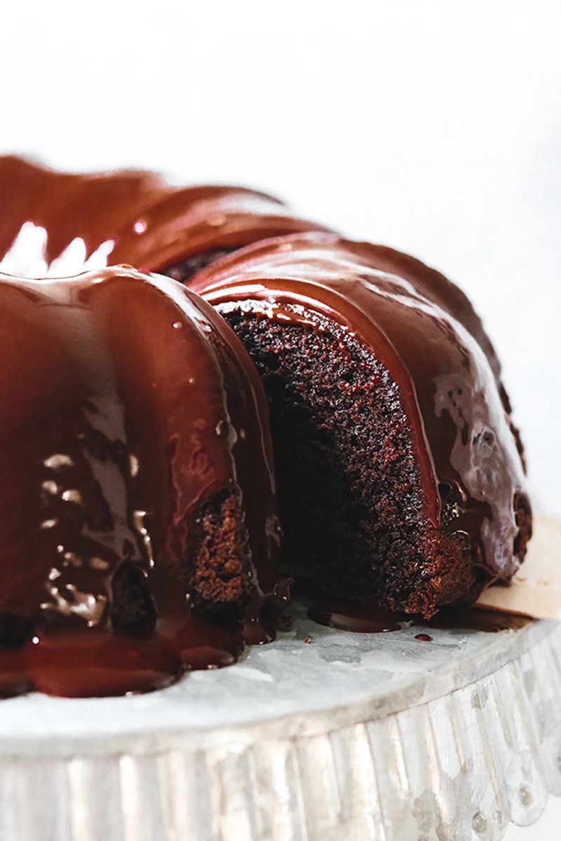 Chocolate Ganache Drizzle