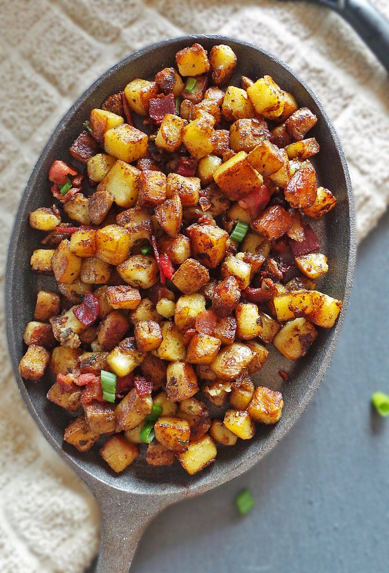 Bacon Fat Fried Potatoes