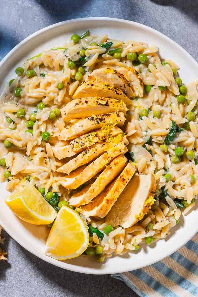 Lemon Chicken Orzo