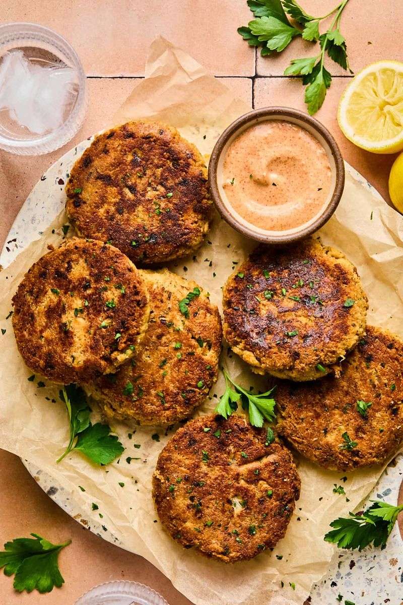 Mini Spicy Canned Salmon Patties