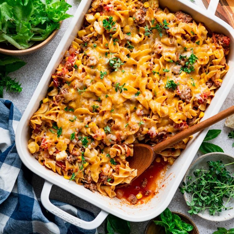 Ground Beef and Corn Casserole