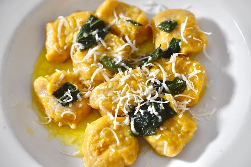Pumpkin Gnocchi with Sage Butter