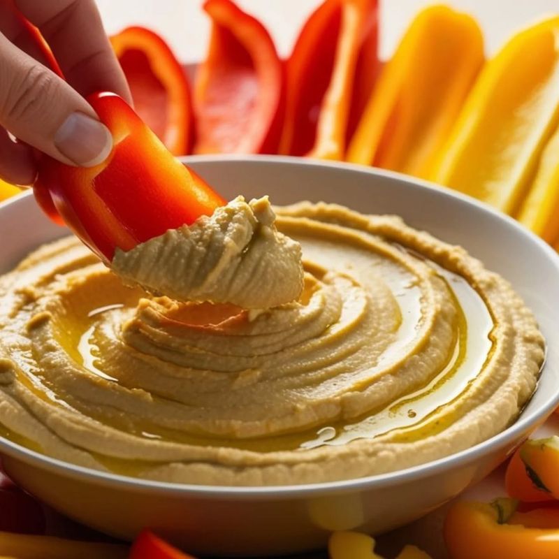 Veggie Sticks with Hummus: Mediterranean Magic