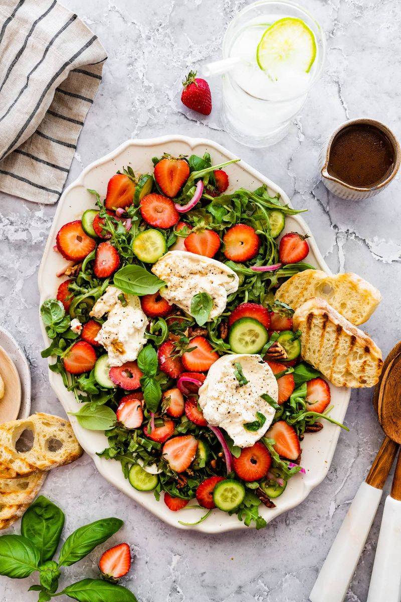 Strawberry Burrata Salad