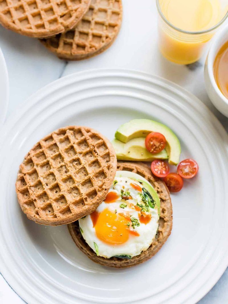 Savory Waffle Egg Sandwich