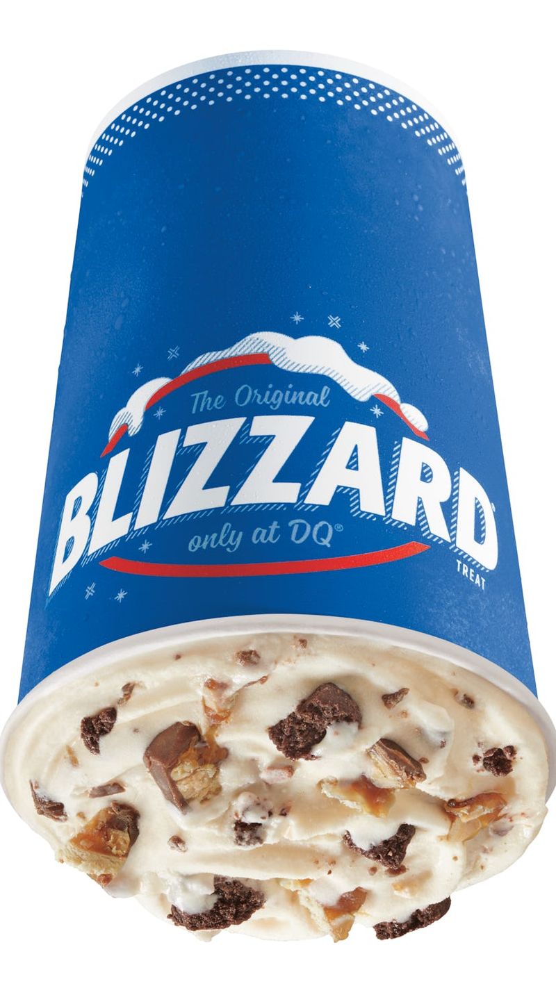 Snickers Brownie Blizzard Treat