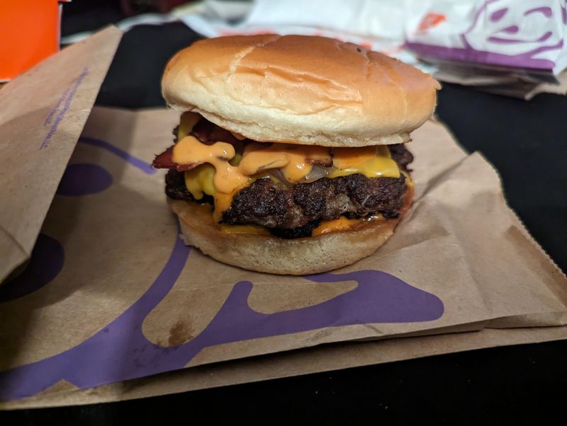 Jack In The Box Bacon Shake Burger Combo