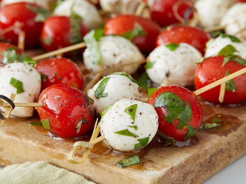 Cherry Tomatoes and Mozzarella