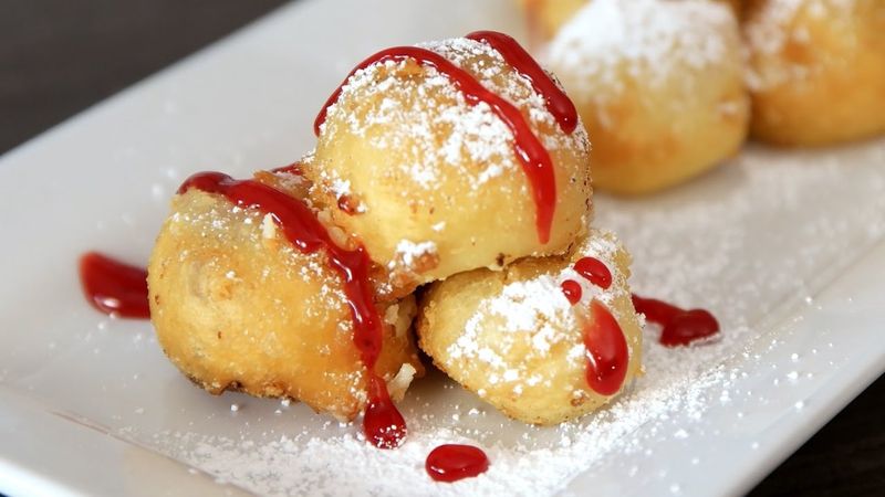 Deep-Fried Cheesecake Bites (Various)