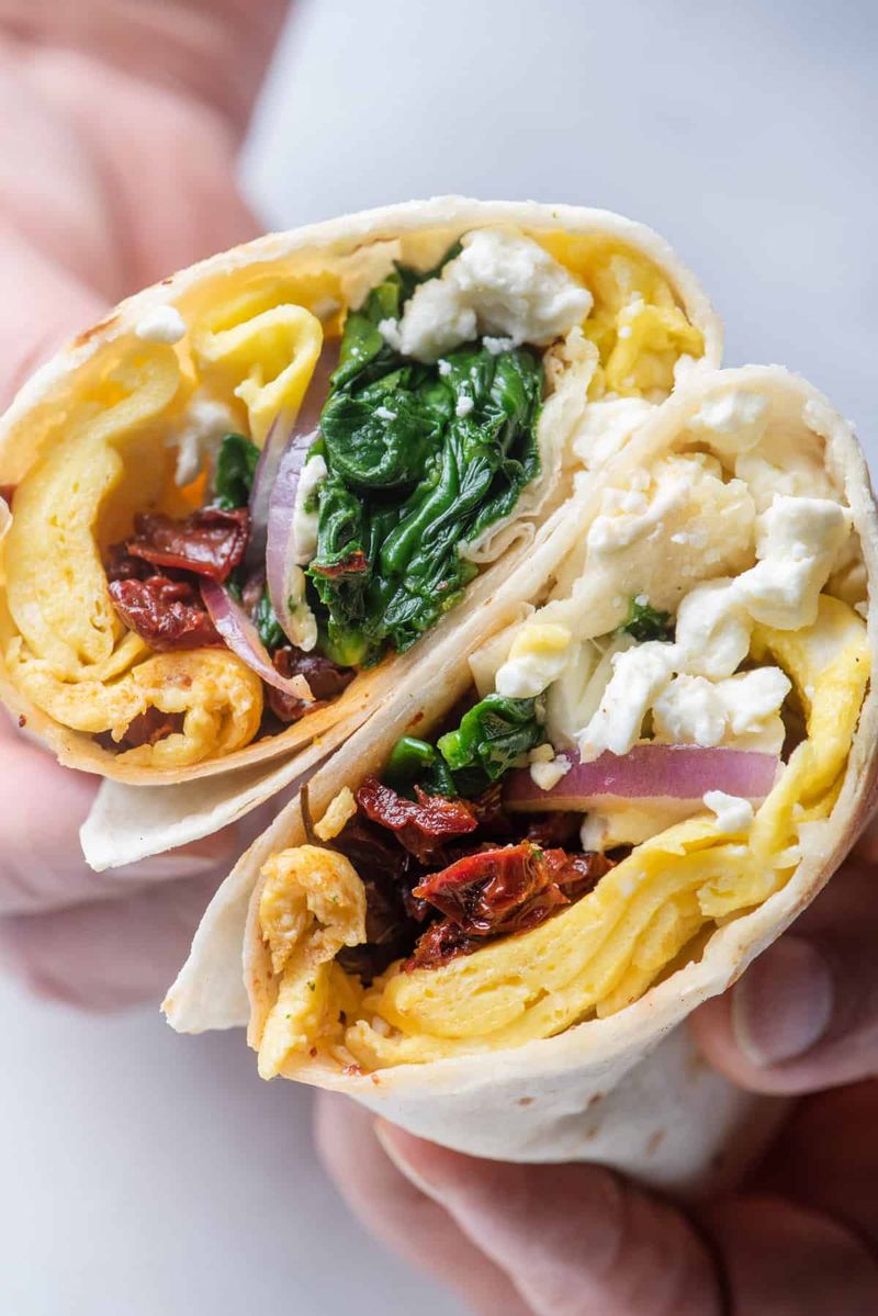 Egg & Hummus Wrap