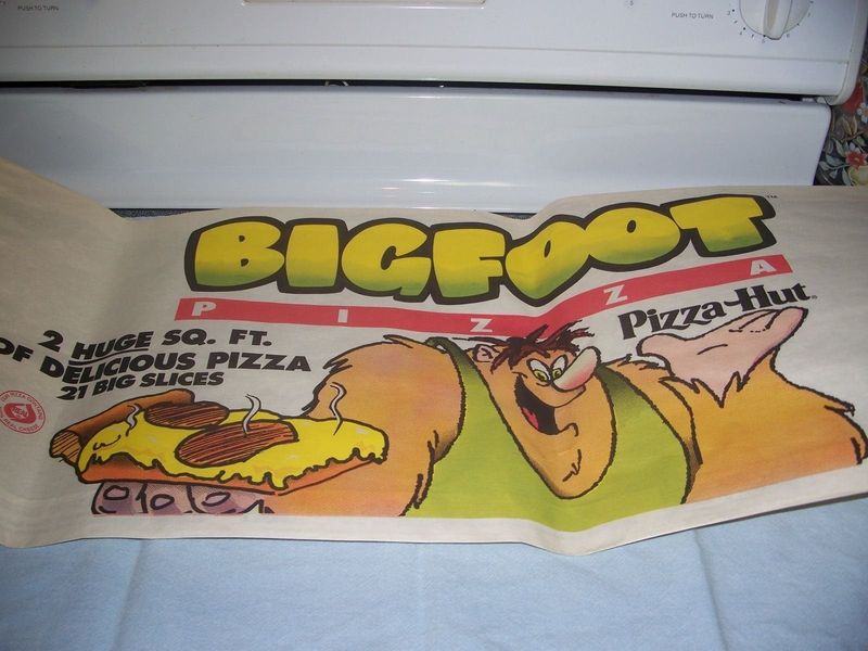 Pizza Hut Bigfoot Pizza