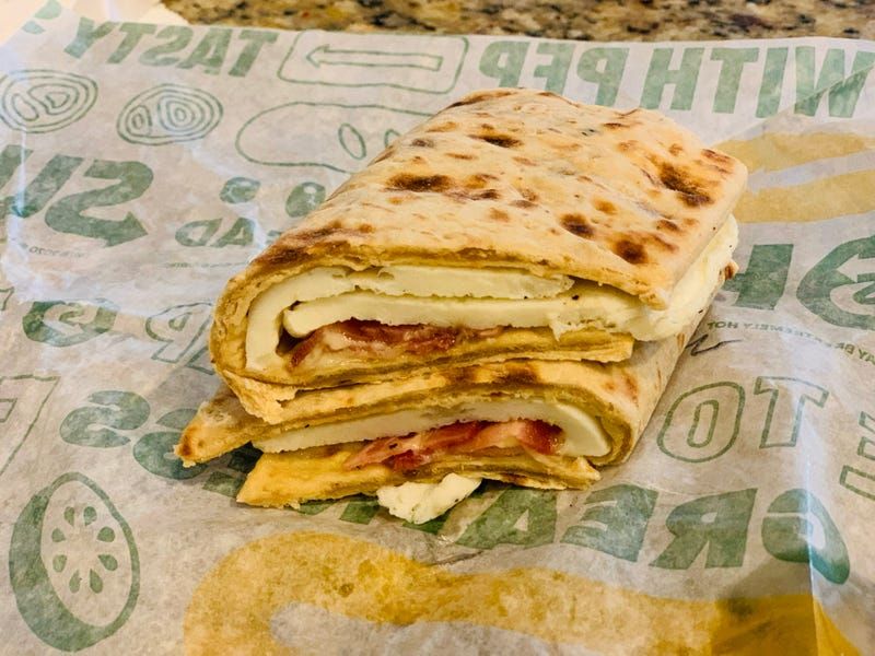 Subway's Egg & Cheese Sandwich