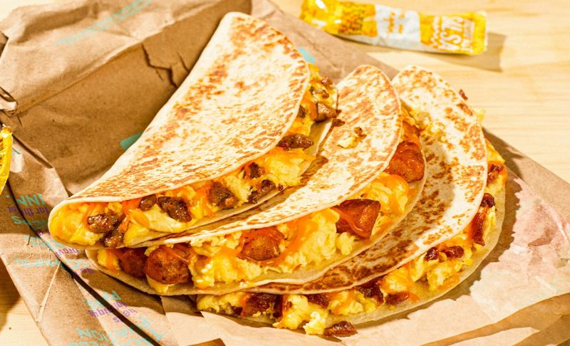 Taco Bell Breakfast Soft Taco (Egg + Cheese)