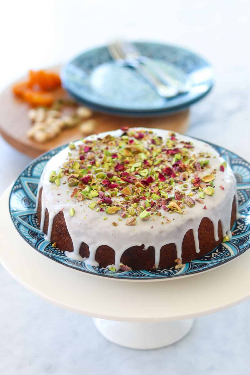 Pistachio Rose Water Cake