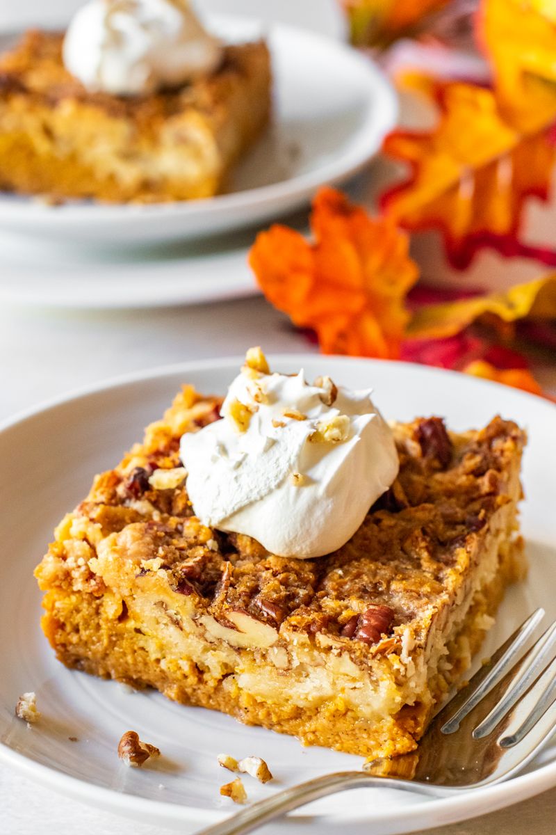 Pumpkin Walnut Crunch Cake