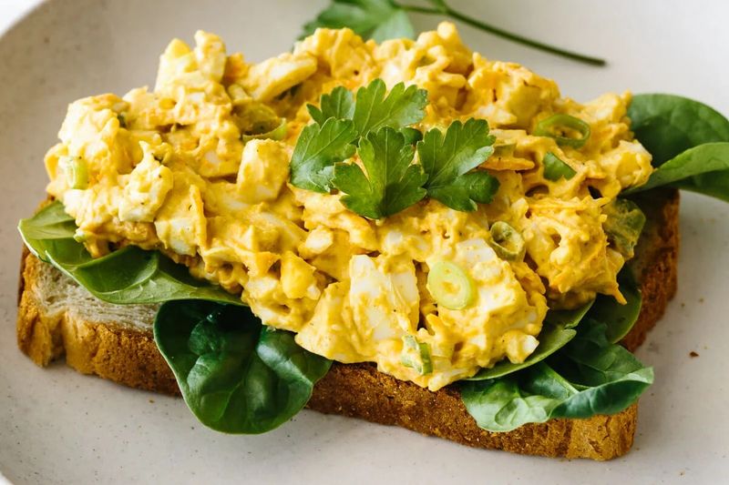 Curried Egg Sandwich