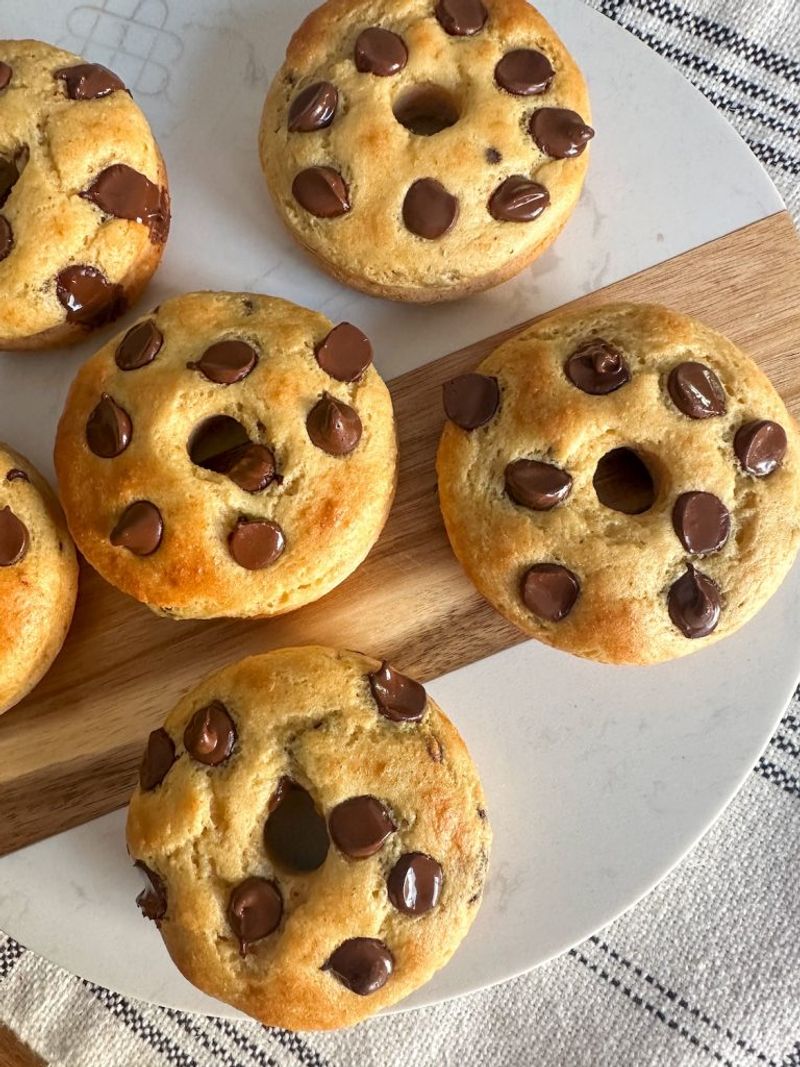 Chocolate Chip Pancake Donuts