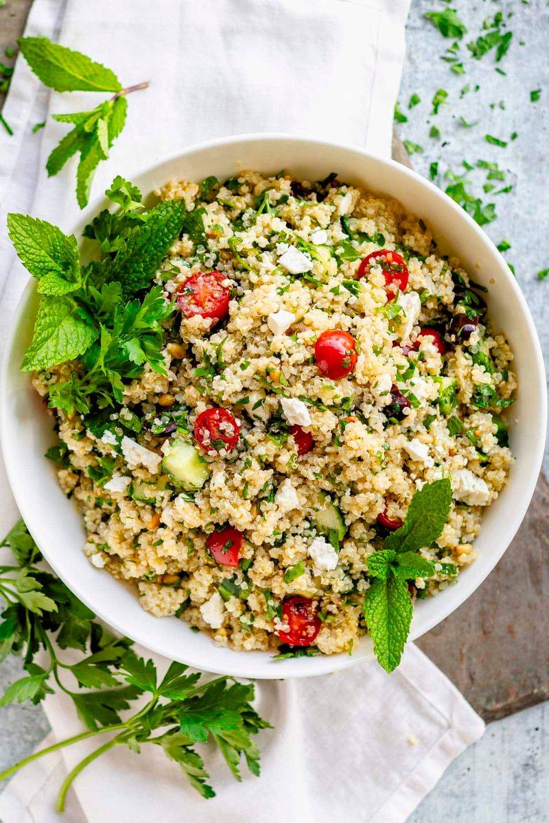 Quinoa Tabbouleh with Mint